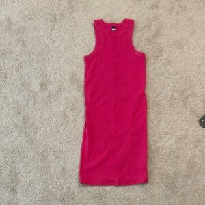 Old Navy Sleeveless Pink Midi Dress